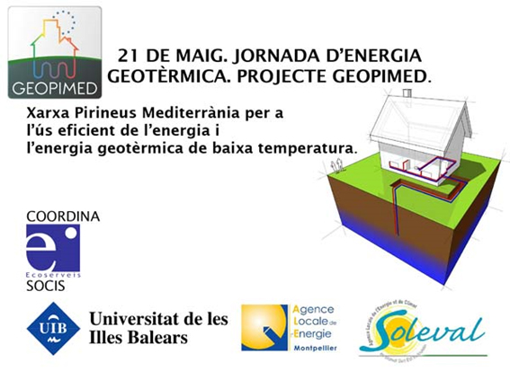 JORNADA D’ENERGIA GEOTÈRMICA>> PROJECTE GEOPIMED