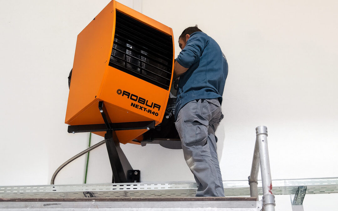 SALVADOR ESCODA S.A. reafirma su liderazgo en calefacción industrial con los aerotermos ROBUR NEXT-R