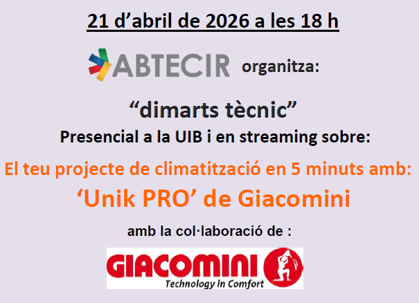 El teu projecte de climatització en 5 minuts amb: ‘Unik PRO’ de GIACOMINI